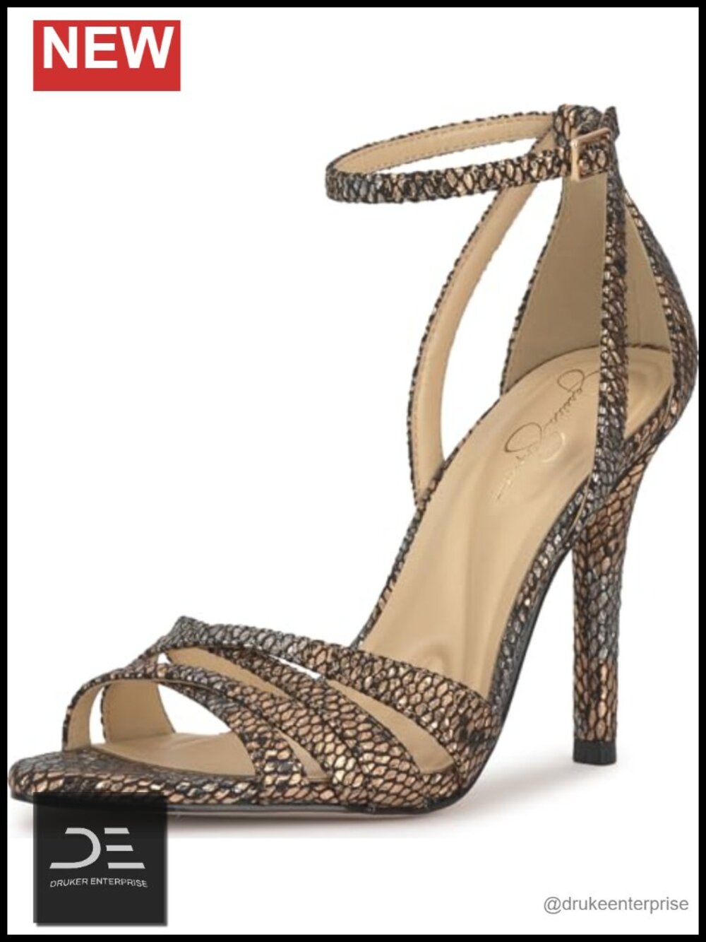 Stiletto Heel Sandals Women's Strappy High Heel Open Toe